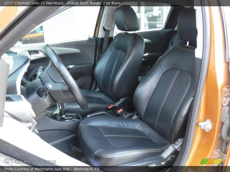 Orange Burst Metallic / Jet Black 2017 Chevrolet Sonic LT Hatchback