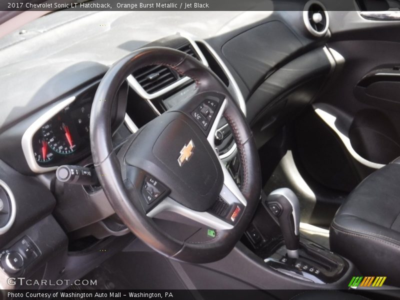 Orange Burst Metallic / Jet Black 2017 Chevrolet Sonic LT Hatchback