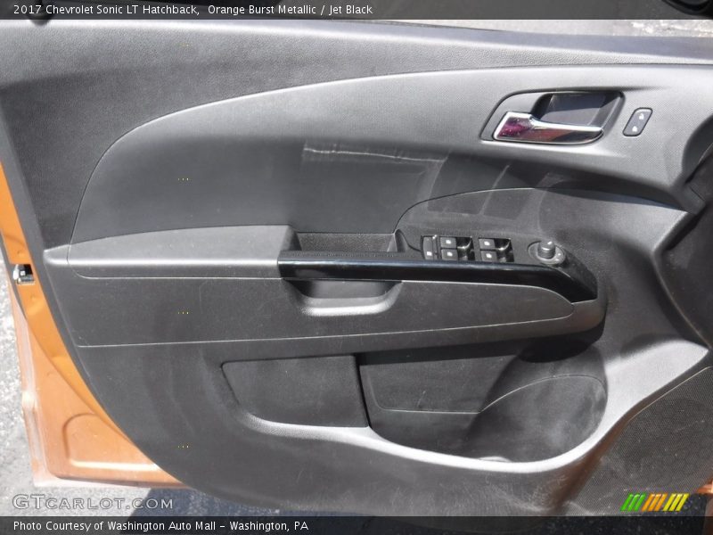 Orange Burst Metallic / Jet Black 2017 Chevrolet Sonic LT Hatchback