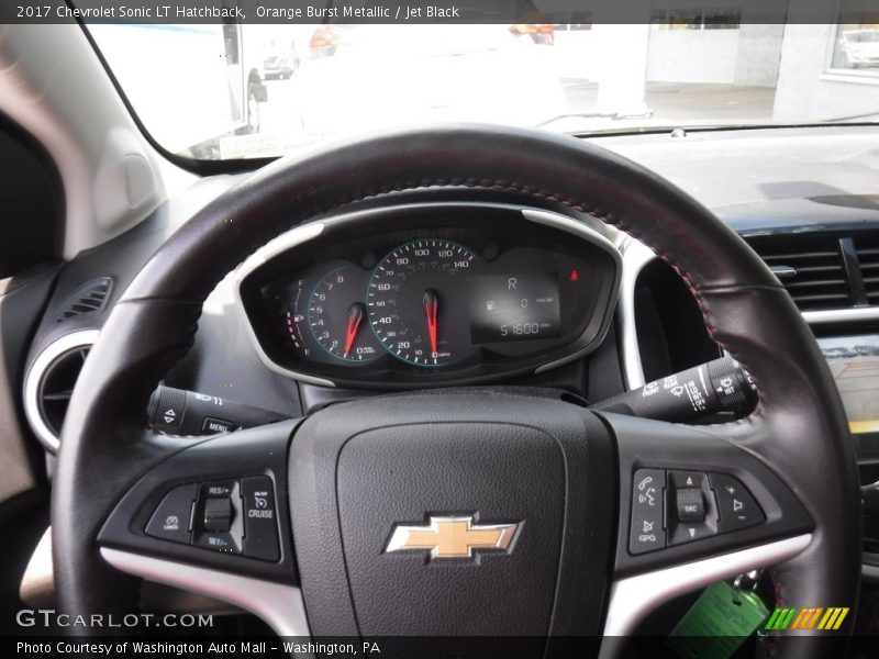 Orange Burst Metallic / Jet Black 2017 Chevrolet Sonic LT Hatchback