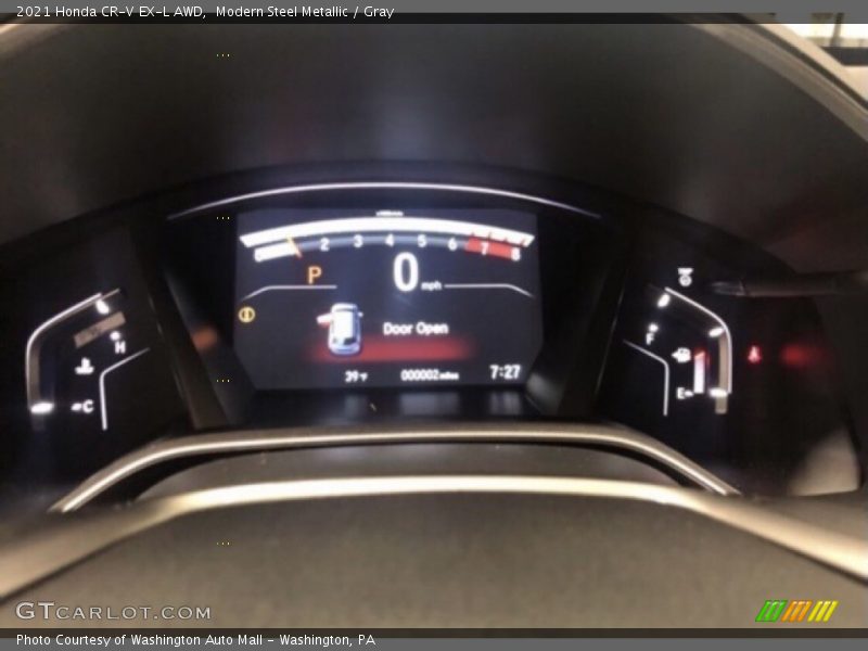 Modern Steel Metallic / Gray 2021 Honda CR-V EX-L AWD