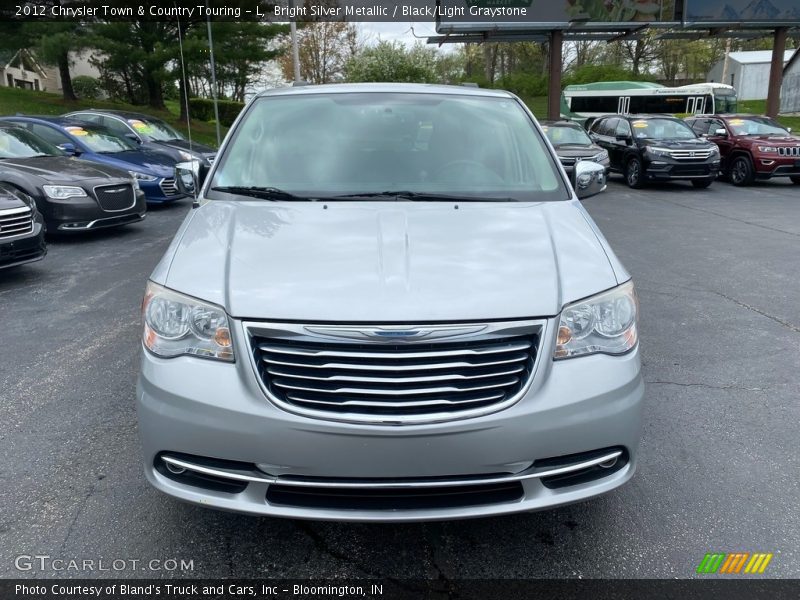 Bright Silver Metallic / Black/Light Graystone 2012 Chrysler Town & Country Touring - L