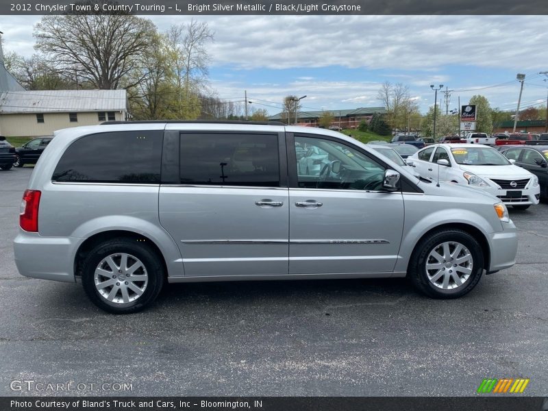 Bright Silver Metallic / Black/Light Graystone 2012 Chrysler Town & Country Touring - L