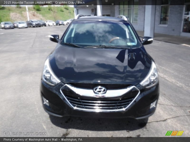 Graphite Gray / Black 2015 Hyundai Tucson Limited AWD