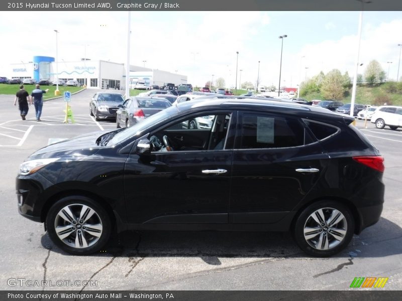 Graphite Gray / Black 2015 Hyundai Tucson Limited AWD