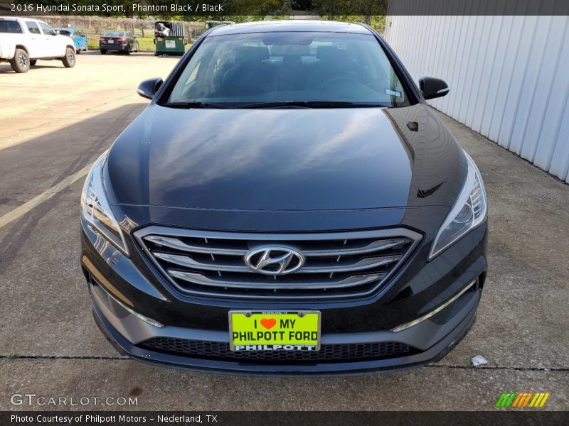 Phantom Black / Black 2016 Hyundai Sonata Sport