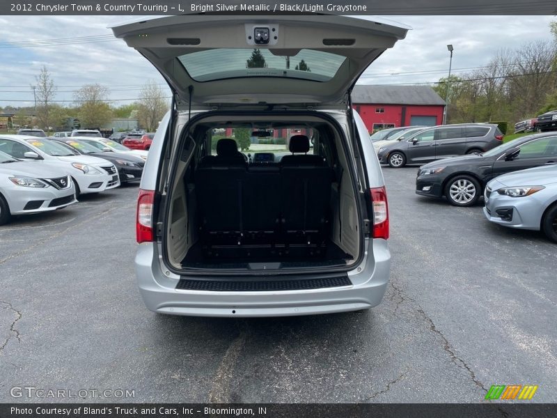 Bright Silver Metallic / Black/Light Graystone 2012 Chrysler Town & Country Touring - L