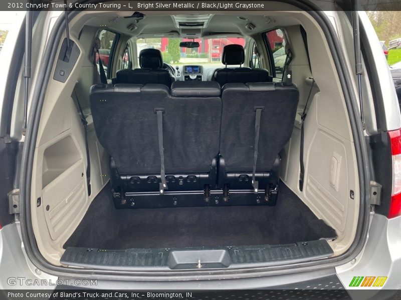 Bright Silver Metallic / Black/Light Graystone 2012 Chrysler Town & Country Touring - L