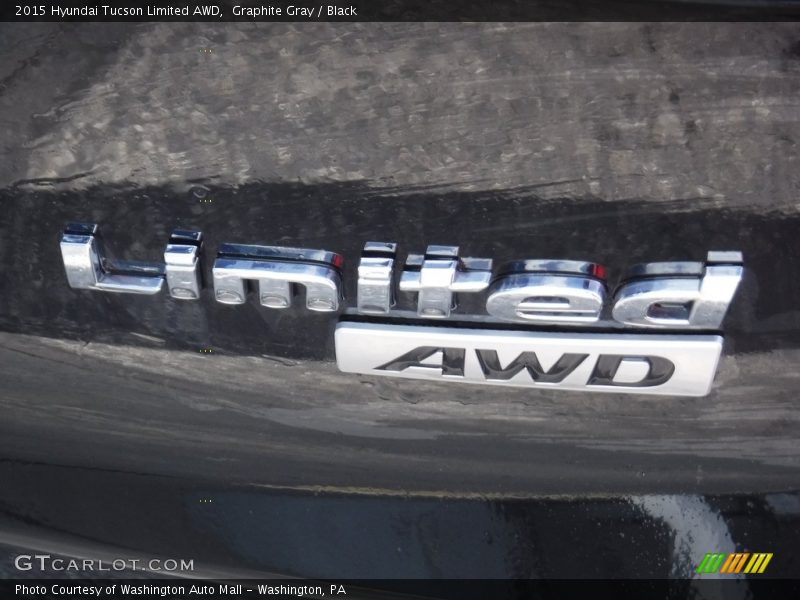 Graphite Gray / Black 2015 Hyundai Tucson Limited AWD