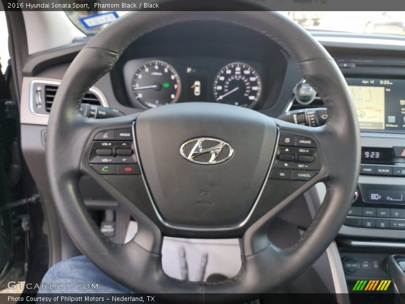 Phantom Black / Black 2016 Hyundai Sonata Sport