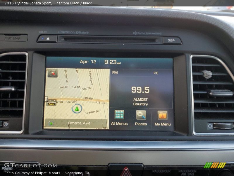 Phantom Black / Black 2016 Hyundai Sonata Sport
