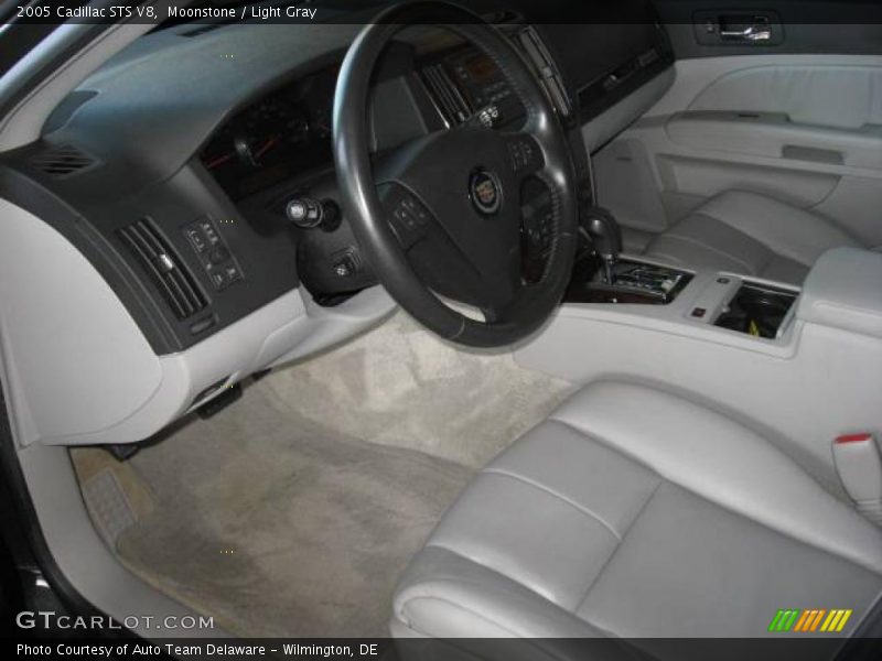 Moonstone / Light Gray 2005 Cadillac STS V8
