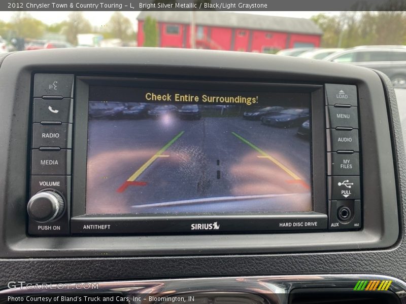 Bright Silver Metallic / Black/Light Graystone 2012 Chrysler Town & Country Touring - L