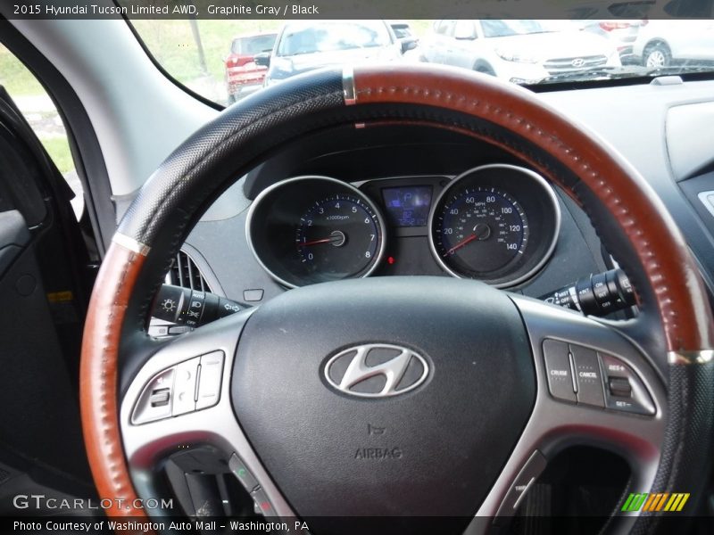 Graphite Gray / Black 2015 Hyundai Tucson Limited AWD