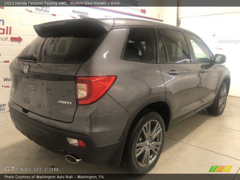 Modern Steel Metallic / Black 2021 Honda Passport Touring AWD