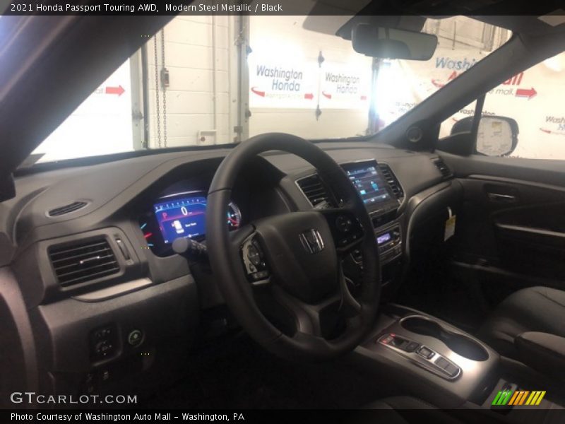 Modern Steel Metallic / Black 2021 Honda Passport Touring AWD