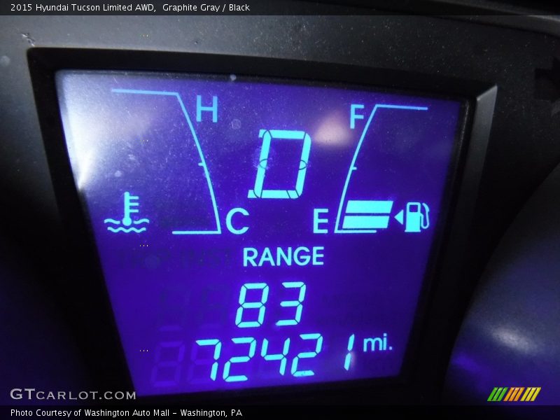 Graphite Gray / Black 2015 Hyundai Tucson Limited AWD