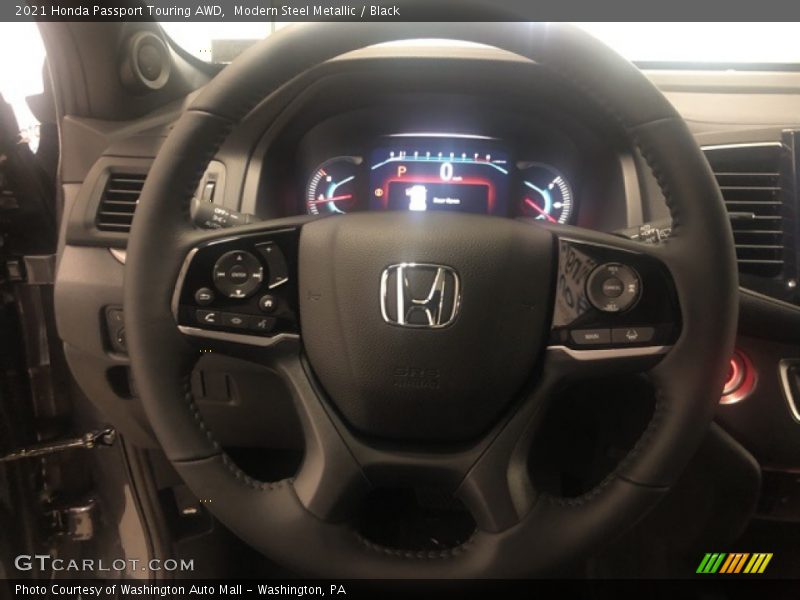 Modern Steel Metallic / Black 2021 Honda Passport Touring AWD