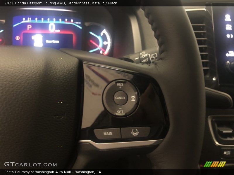 Modern Steel Metallic / Black 2021 Honda Passport Touring AWD