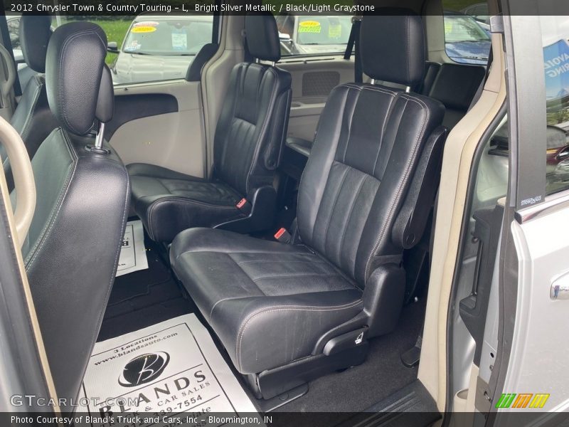 Bright Silver Metallic / Black/Light Graystone 2012 Chrysler Town & Country Touring - L