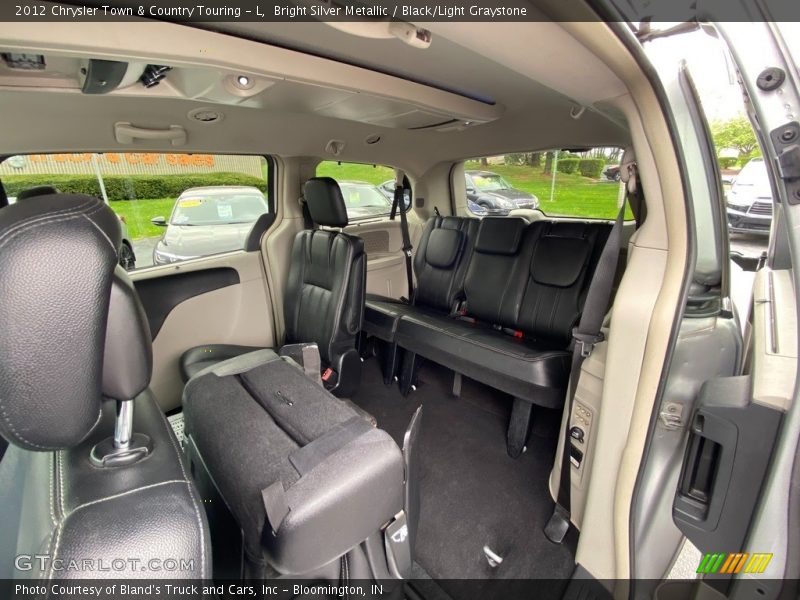 Bright Silver Metallic / Black/Light Graystone 2012 Chrysler Town & Country Touring - L