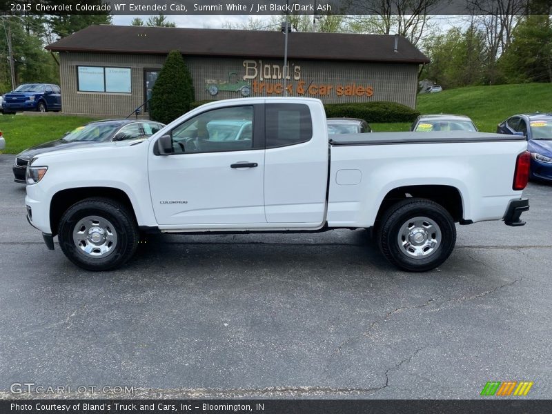 Summit White / Jet Black/Dark Ash 2015 Chevrolet Colorado WT Extended Cab