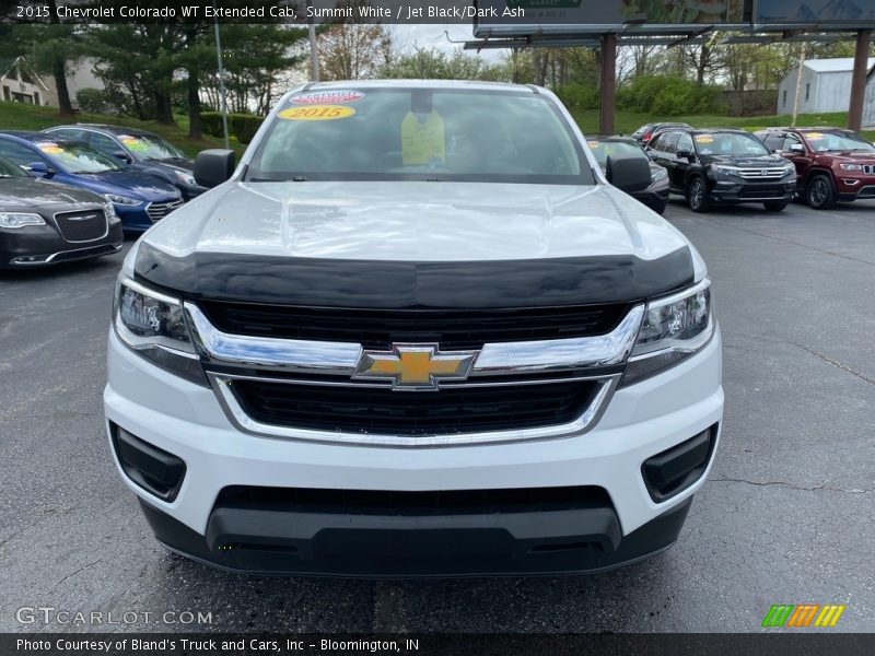Summit White / Jet Black/Dark Ash 2015 Chevrolet Colorado WT Extended Cab