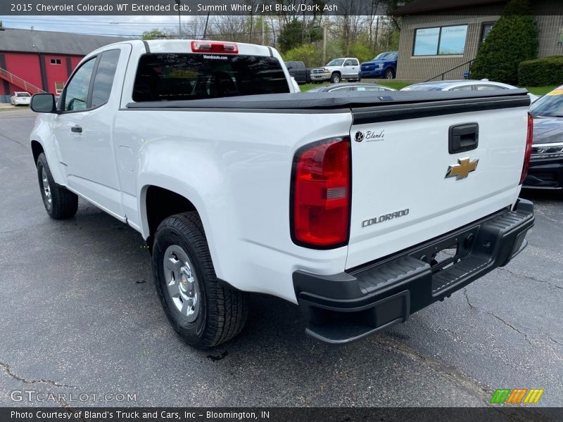 Summit White / Jet Black/Dark Ash 2015 Chevrolet Colorado WT Extended Cab
