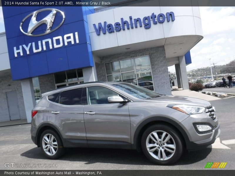 Mineral Gray / Black 2014 Hyundai Santa Fe Sport 2.0T AWD