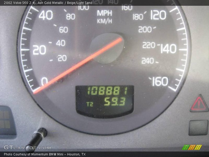 Ash Gold Metallic / Beige/Light Sand 2002 Volvo S60 2.4