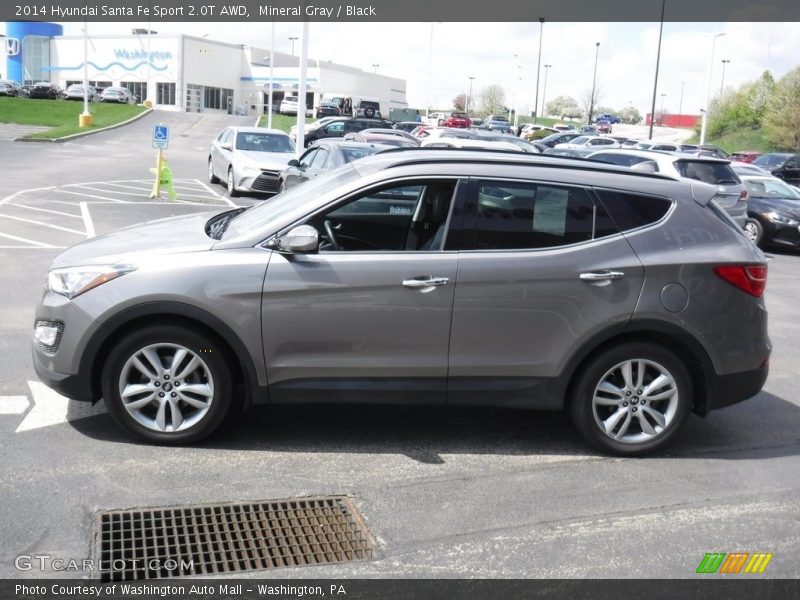 Mineral Gray / Black 2014 Hyundai Santa Fe Sport 2.0T AWD