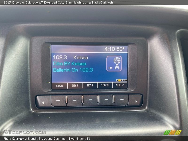 Summit White / Jet Black/Dark Ash 2015 Chevrolet Colorado WT Extended Cab