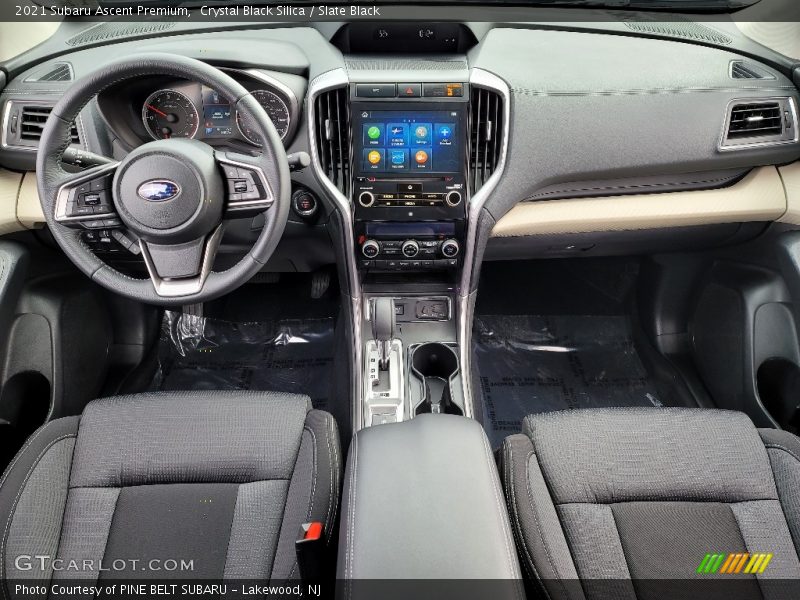 Crystal Black Silica / Slate Black 2021 Subaru Ascent Premium