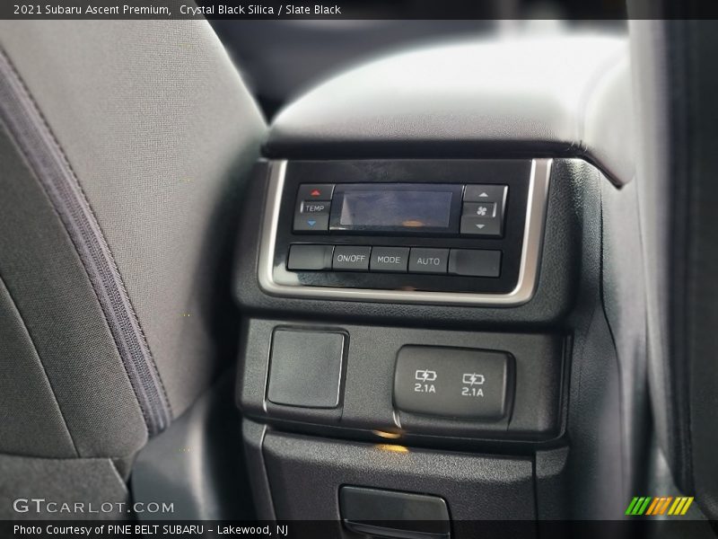 Crystal Black Silica / Slate Black 2021 Subaru Ascent Premium