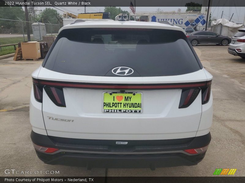 Quartz White / Black 2022 Hyundai Tucson SEL
