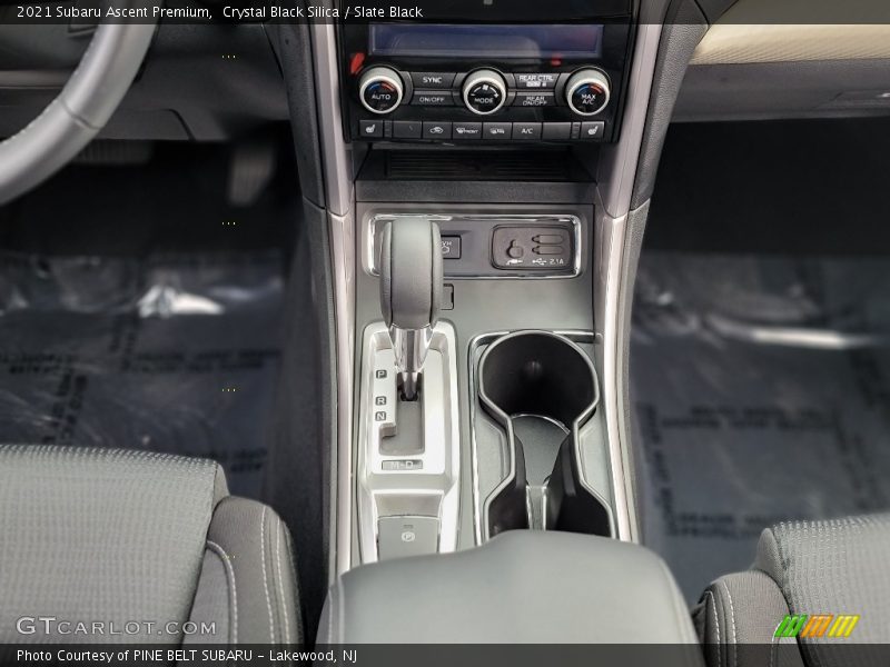 Crystal Black Silica / Slate Black 2021 Subaru Ascent Premium