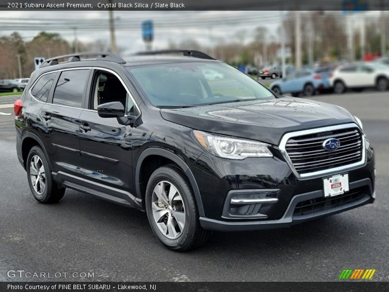 Crystal Black Silica / Slate Black 2021 Subaru Ascent Premium