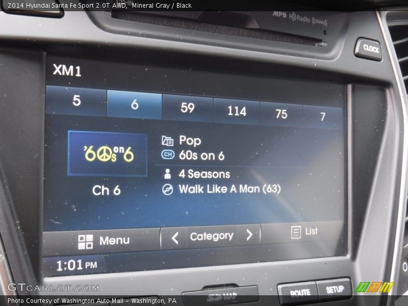 Mineral Gray / Black 2014 Hyundai Santa Fe Sport 2.0T AWD