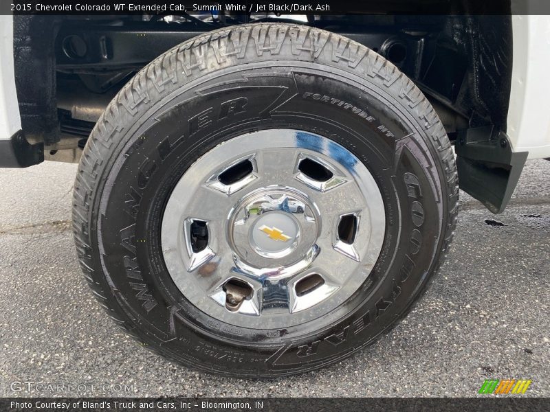Summit White / Jet Black/Dark Ash 2015 Chevrolet Colorado WT Extended Cab