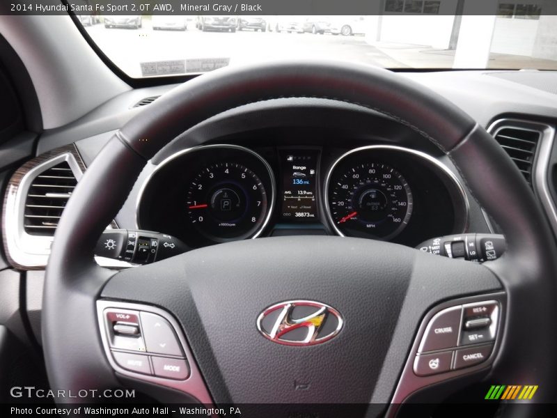 Mineral Gray / Black 2014 Hyundai Santa Fe Sport 2.0T AWD