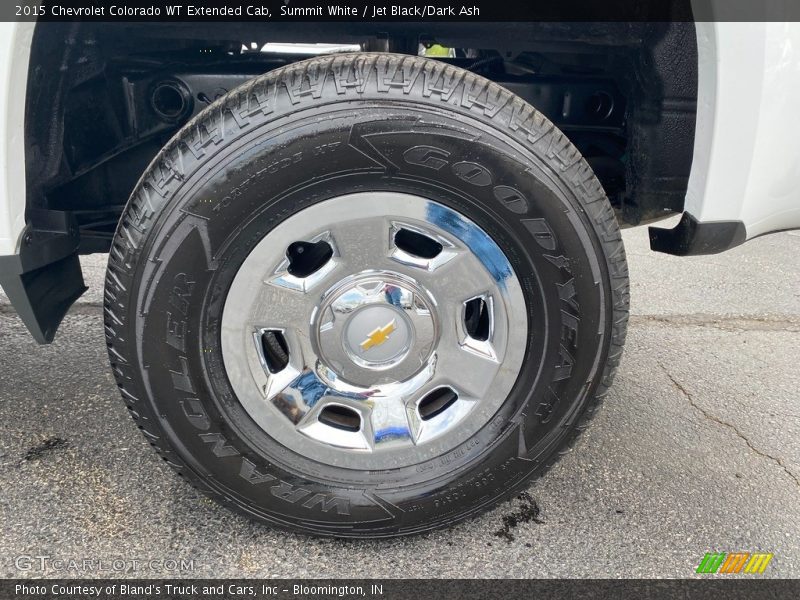 Summit White / Jet Black/Dark Ash 2015 Chevrolet Colorado WT Extended Cab