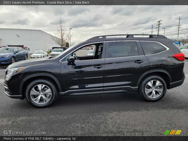 Crystal Black Silica / Slate Black 2021 Subaru Ascent Premium