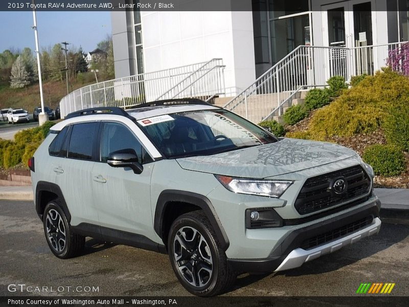 Lunar Rock / Black 2019 Toyota RAV4 Adventure AWD