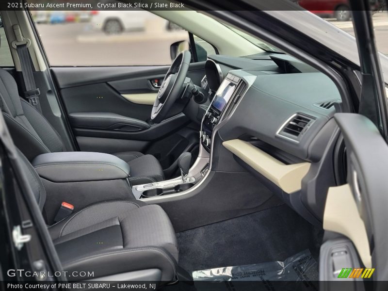 Crystal Black Silica / Slate Black 2021 Subaru Ascent Premium