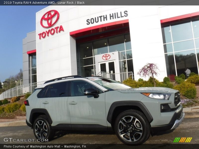 Lunar Rock / Black 2019 Toyota RAV4 Adventure AWD