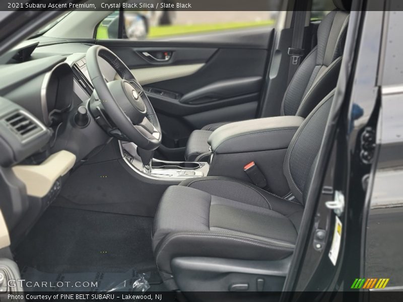 Crystal Black Silica / Slate Black 2021 Subaru Ascent Premium