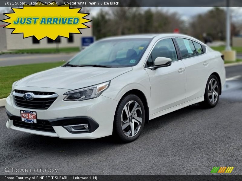 Crystal White Pearl / Slate Black 2021 Subaru Legacy Limited XT