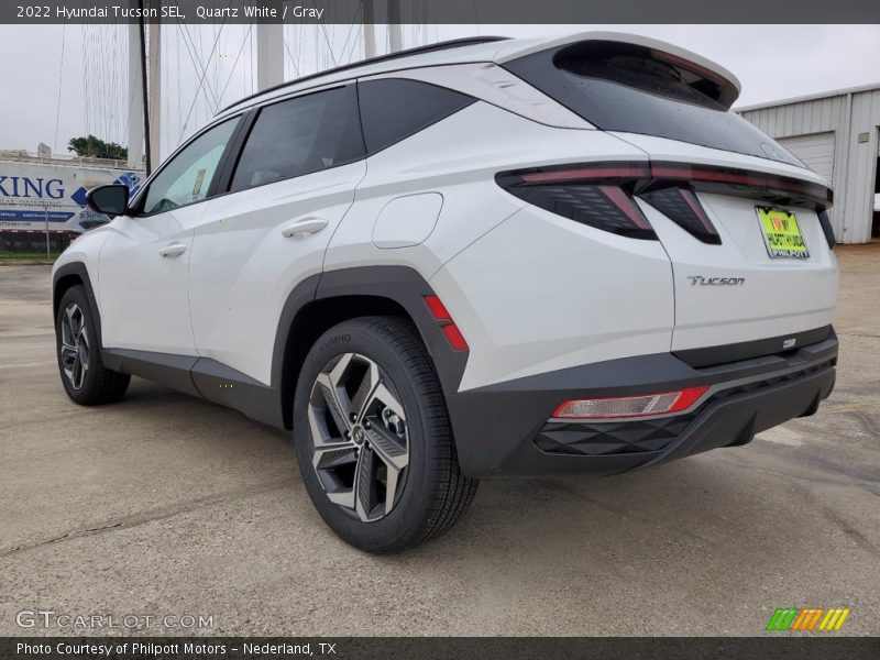 Quartz White / Gray 2022 Hyundai Tucson SEL