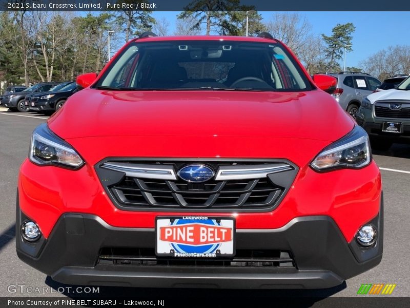 Pure Red / Black 2021 Subaru Crosstrek Limited