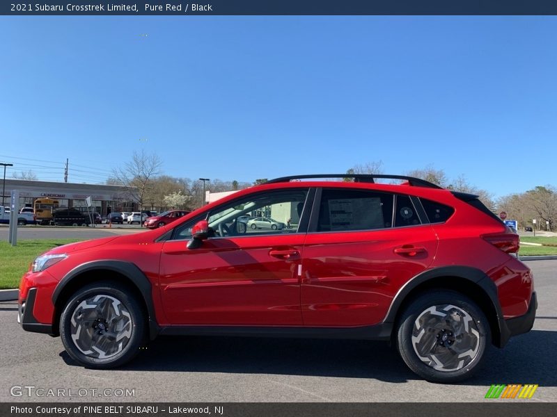 Pure Red / Black 2021 Subaru Crosstrek Limited